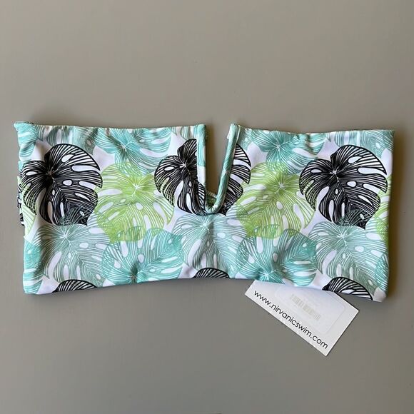 NWT Nirvanic MONSTERA TROPIC ZARA TOP & HALI BOTTOM Swim Set size M - Picture 2 of 10